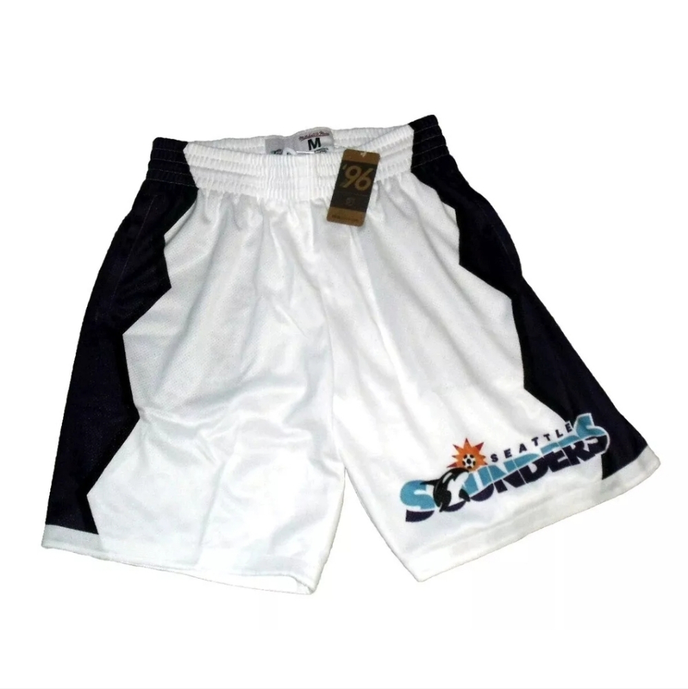 Seattle Sounders Mls Soccer Mitchell & Ness Mens Shorts sz. Medium New Tags $85